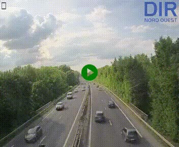 <h2>Webcam sur le périphérique de Caen (N814) à l'est de la ville, à Mondeville hauteur de la sortie 2, Presqu'île-Rives de l'Orne, au bout de l'autoroute A13</h2>