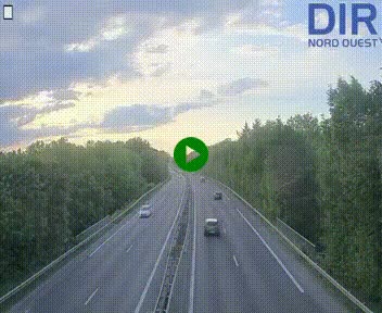 <h2>Webcam sur le périphérique de Caen (N814) à l'est de la ville, à Mondeville hauteur de la sortie 2, Presqu'île-Rives de l'Orne, au bout de l'autoroute A13</h2>