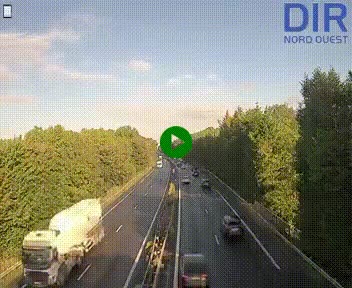 <h2>Webcam sur le périphérique de Caen (N814) à l'est de la ville, à Mondeville hauteur de la sortie 2, Presqu'île-Rives de l'Orne, au bout de l'autoroute A13</h2>