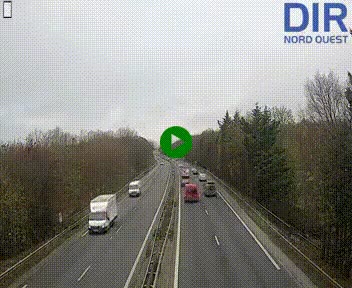 <h2>Webcam sur le périphérique de Caen (N814) à l'est de la ville, à Mondeville hauteur de la sortie 2, Presqu'île-Rives de l'Orne, au bout de l'autoroute A13</h2>