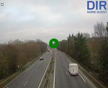 <h2>Webcam sur le périphérique de Caen (N814) à l'est de la ville, à Mondeville hauteur de la sortie 2, Presqu'île-Rives de l'Orne, au bout de l'autoroute A13</h2>