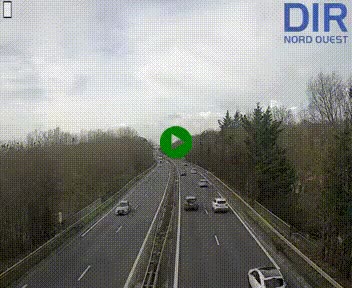 <h2>Webcam sur le périphérique de Caen (N814) à l'est de la ville, à Mondeville hauteur de la sortie 2, Presqu'île-Rives de l'Orne, au bout de l'autoroute A13</h2>