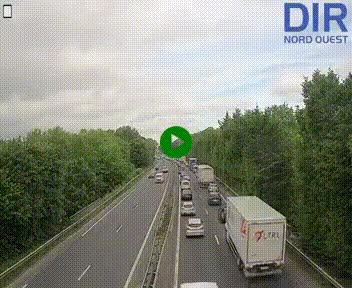 <h2>Webcam sur le périphérique de Caen (N814) à l'est de la ville, à Mondeville hauteur de la sortie 2, Presqu'île-Rives de l'Orne, au bout de l'autoroute A13</h2>