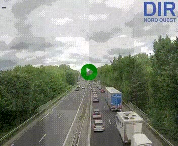 <h2>Webcam sur le périphérique de Caen (N814) à l'est de la ville, à Mondeville hauteur de la sortie 2, Presqu'île-Rives de l'Orne, au bout de l'autoroute A13</h2>
