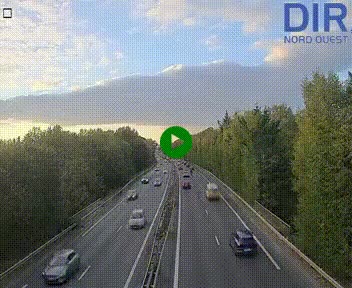<h2>Webcam sur le périphérique de Caen (N814) à l'est de la ville, à Mondeville hauteur de la sortie 2, Presqu'île-Rives de l'Orne, au bout de l'autoroute A13</h2>