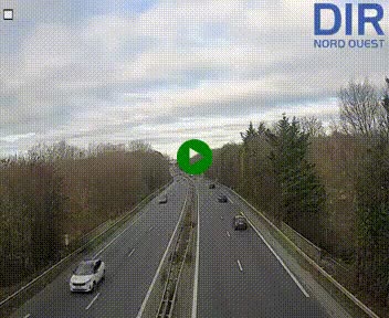 <h2>Webcam sur le périphérique de Caen (N814) à l'est de la ville, à Mondeville hauteur de la sortie 2, Presqu'île-Rives de l'Orne, au bout de l'autoroute A13</h2>