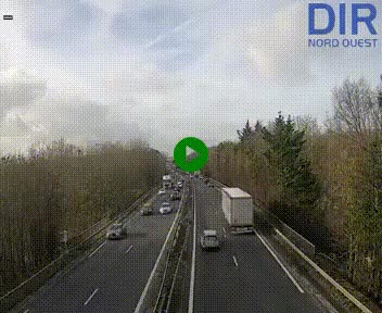 <h2>Webcam sur le périphérique de Caen (N814) à l'est de la ville, à Mondeville hauteur de la sortie 2, Presqu'île-Rives de l'Orne, au bout de l'autoroute A13</h2>