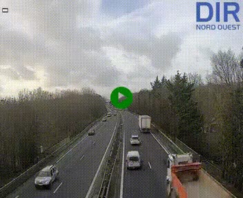 <h2>Webcam sur le périphérique de Caen (N814) à l'est de la ville, à Mondeville hauteur de la sortie 2, Presqu'île-Rives de l'Orne, au bout de l'autoroute A13</h2>