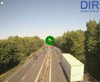 <h2>Webcam sur le périphérique de Caen (N814) à l'est de la ville, à Mondeville hauteur de la sortie 2, Presqu'île-Rives de l'Orne, au bout de l'autoroute A13</h2>