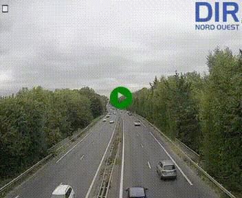 <h2>Webcam sur le périphérique de Caen (N814) à l'est de la ville, à Mondeville hauteur de la sortie 2, Presqu'île-Rives de l'Orne, au bout de l'autoroute A13</h2>