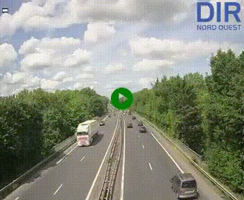 <h2>Webcam sur le périphérique de Caen (N814) à l'est de la ville, à Mondeville hauteur de la sortie 2, Presqu'île-Rives de l'Orne, au bout de l'autoroute A13</h2>