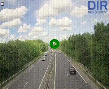 <h2>Webcam sur le périphérique de Caen (N814) à l'est de la ville, à Mondeville hauteur de la sortie 2, Presqu'île-Rives de l'Orne, au bout de l'autoroute A13</h2>