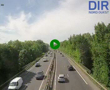 <h2>Webcam sur le périphérique de Caen (N814) à l'est de la ville, à Mondeville hauteur de la sortie 2, Presqu'île-Rives de l'Orne, au bout de l'autoroute A13</h2>
