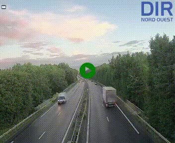 <h2>Webcam sur le périphérique de Caen (N814) à l'est de la ville, à Mondeville hauteur de la sortie 2, Presqu'île-Rives de l'Orne, au bout de l'autoroute A13</h2>