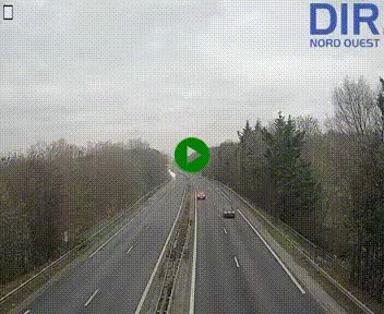 <h2>Webcam sur le périphérique de Caen (N814) à l'est de la ville, à Mondeville hauteur de la sortie 2, Presqu'île-Rives de l'Orne, au bout de l'autoroute A13</h2>
