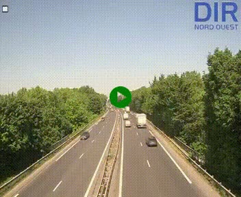 <h2>Webcam sur le périphérique de Caen (N814) à l'est de la ville, à Mondeville hauteur de la sortie 2, Presqu'île-Rives de l'Orne, au bout de l'autoroute A13</h2>