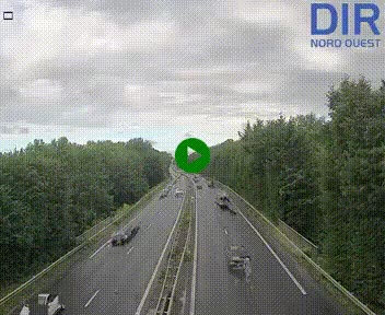 <h2>Webcam sur le périphérique de Caen (N814) à l'est de la ville, à Mondeville hauteur de la sortie 2, Presqu'île-Rives de l'Orne, au bout de l'autoroute A13</h2>