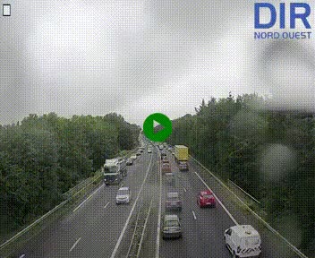 <h2>Webcam sur le périphérique de Caen (N814) à l'est de la ville, à Mondeville hauteur de la sortie 2, Presqu'île-Rives de l'Orne, au bout de l'autoroute A13</h2>
