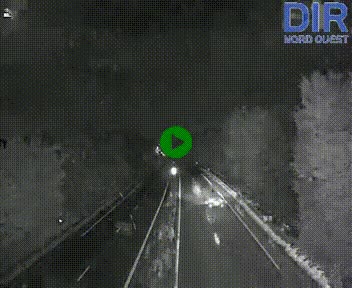 <h2>Webcam sur le périphérique de Caen (N814) à l'est de la ville, à Mondeville hauteur de la sortie 2, Presqu'île-Rives de l'Orne, au bout de l'autoroute A13</h2>
