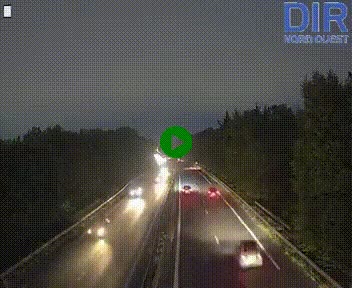<h2>Webcam sur le périphérique de Caen (N814) à l'est de la ville, à Mondeville hauteur de la sortie 2, Presqu'île-Rives de l'Orne, au bout de l'autoroute A13</h2>