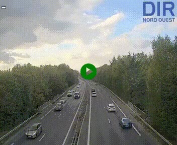 <h2>Webcam sur le périphérique de Caen (N814) à l'est de la ville, à Mondeville hauteur de la sortie 2, Presqu'île-Rives de l'Orne, au bout de l'autoroute A13</h2>