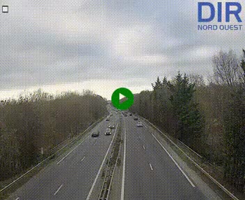 <h2>Webcam sur le périphérique de Caen (N814) à l'est de la ville, à Mondeville hauteur de la sortie 2, Presqu'île-Rives de l'Orne, au bout de l'autoroute A13</h2>