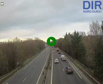 <h2>Webcam sur le périphérique de Caen (N814) à l'est de la ville, à Mondeville hauteur de la sortie 2, Presqu'île-Rives de l'Orne, au bout de l'autoroute A13</h2>
