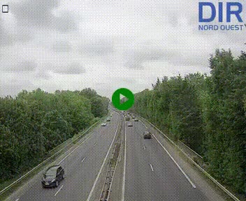 <h2>Webcam sur le périphérique de Caen (N814) à l'est de la ville, à Mondeville hauteur de la sortie 2, Presqu'île-Rives de l'Orne, au bout de l'autoroute A13</h2>