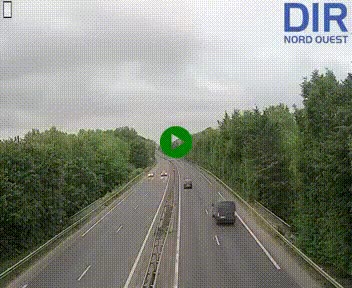 <h2>Webcam sur le périphérique de Caen (N814) à l'est de la ville, à Mondeville hauteur de la sortie 2, Presqu'île-Rives de l'Orne, au bout de l'autoroute A13</h2>