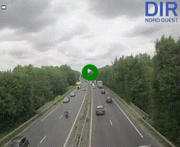 <h2>Webcam sur le périphérique de Caen (N814) à l'est de la ville, à Mondeville hauteur de la sortie 2, Presqu'île-Rives de l'Orne, au bout de l'autoroute A13</h2>
