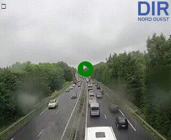 <h2>Webcam sur le périphérique de Caen (N814) à l'est de la ville, à Mondeville hauteur de la sortie 2, Presqu'île-Rives de l'Orne, au bout de l'autoroute A13</h2>