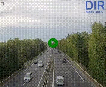 <h2>Webcam sur le périphérique de Caen (N814) à l'est de la ville, à Mondeville hauteur de la sortie 2, Presqu'île-Rives de l'Orne, au bout de l'autoroute A13</h2>
