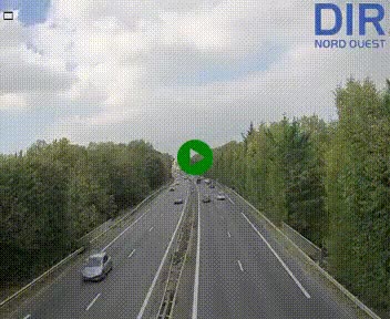 <h2>Webcam sur le périphérique de Caen (N814) à l'est de la ville, à Mondeville hauteur de la sortie 2, Presqu'île-Rives de l'Orne, au bout de l'autoroute A13</h2>