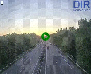 <h2>Webcam sur le périphérique de Caen (N814) à l'est de la ville, à Mondeville hauteur de la sortie 2, Presqu'île-Rives de l'Orne, au bout de l'autoroute A13</h2>