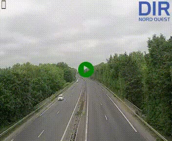 <h2>Webcam sur le périphérique de Caen (N814) à l'est de la ville, à Mondeville hauteur de la sortie 2, Presqu'île-Rives de l'Orne, au bout de l'autoroute A13</h2>