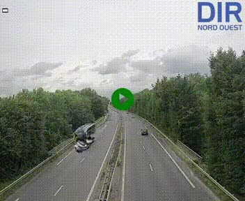 <h2>Webcam sur le périphérique de Caen (N814) à l'est de la ville, à Mondeville hauteur de la sortie 2, Presqu'île-Rives de l'Orne, au bout de l'autoroute A13</h2>