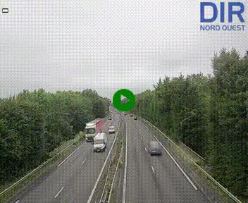 <h2>Webcam sur le périphérique de Caen (N814) à l'est de la ville, à Mondeville hauteur de la sortie 2, Presqu'île-Rives de l'Orne, au bout de l'autoroute A13</h2>