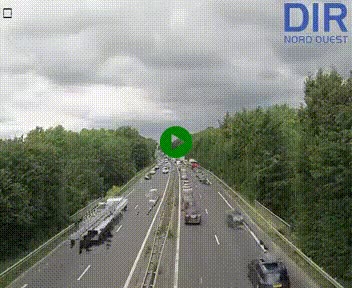 <h2>Webcam sur le périphérique de Caen (N814) à l'est de la ville, à Mondeville hauteur de la sortie 2, Presqu'île-Rives de l'Orne, au bout de l'autoroute A13</h2>