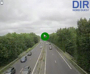 <h2>Webcam sur le périphérique de Caen (N814) à l'est de la ville, à Mondeville hauteur de la sortie 2, Presqu'île-Rives de l'Orne, au bout de l'autoroute A13</h2>