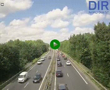 <h2>Webcam sur le périphérique de Caen (N814) à l'est de la ville, à Mondeville hauteur de la sortie 2, Presqu'île-Rives de l'Orne, au bout de l'autoroute A13</h2>