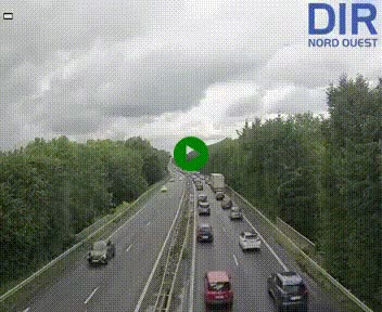 <h2>Webcam sur le périphérique de Caen (N814) à l'est de la ville, à Mondeville hauteur de la sortie 2, Presqu'île-Rives de l'Orne, au bout de l'autoroute A13</h2>