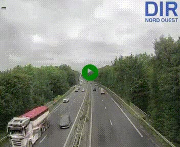 <h2>Webcam sur le périphérique de Caen (N814) à l'est de la ville, à Mondeville hauteur de la sortie 2, Presqu'île-Rives de l'Orne, au bout de l'autoroute A13</h2>