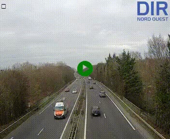 <h2>Webcam sur le périphérique de Caen (N814) à l'est de la ville, à Mondeville hauteur de la sortie 2, Presqu'île-Rives de l'Orne, au bout de l'autoroute A13</h2>