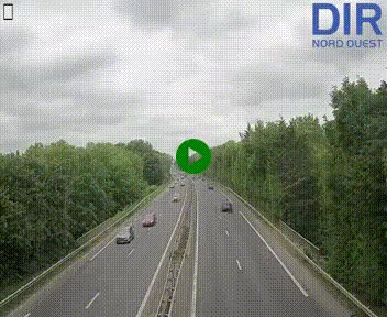 <h2>Webcam sur le périphérique de Caen (N814) à l'est de la ville, à Mondeville hauteur de la sortie 2, Presqu'île-Rives de l'Orne, au bout de l'autoroute A13</h2>