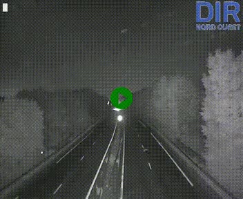 Webcam sur le périphérique de Caen (N814) à l'est de la ville, à Mondeville hauteur de la sortie 2, Presqu'île-Rives de l'Orne, au bout de l'autoroute A13