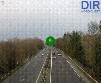 <h2>Webcam sur le périphérique de Caen (N814) à l'est de la ville, à Mondeville hauteur de la sortie 2, Presqu'île-Rives de l'Orne, au bout de l'autoroute A13</h2>