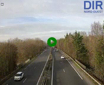 <h2>Webcam sur le périphérique de Caen (N814) à l'est de la ville, à Mondeville hauteur de la sortie 2, Presqu'île-Rives de l'Orne, au bout de l'autoroute A13</h2>