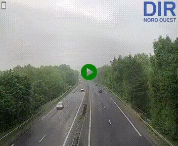 Webcam sur le périphérique de Caen (N814) à l'est de la ville, à Mondeville hauteur de la sortie 2, Presqu'île-Rives de l'Orne, au bout de l'autoroute A13