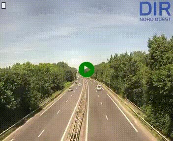 Webcam sur le périphérique de Caen (N814) à l'est de la ville, à Mondeville hauteur de la sortie 2, Presqu'île-Rives de l'Orne, au bout de l'autoroute A13