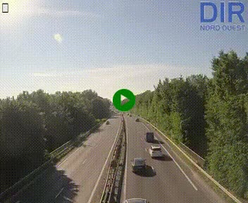 Webcam sur le périphérique de Caen (N814) à l'est de la ville, à Mondeville hauteur de la sortie 2, Presqu'île-Rives de l'Orne, au bout de l'autoroute A13